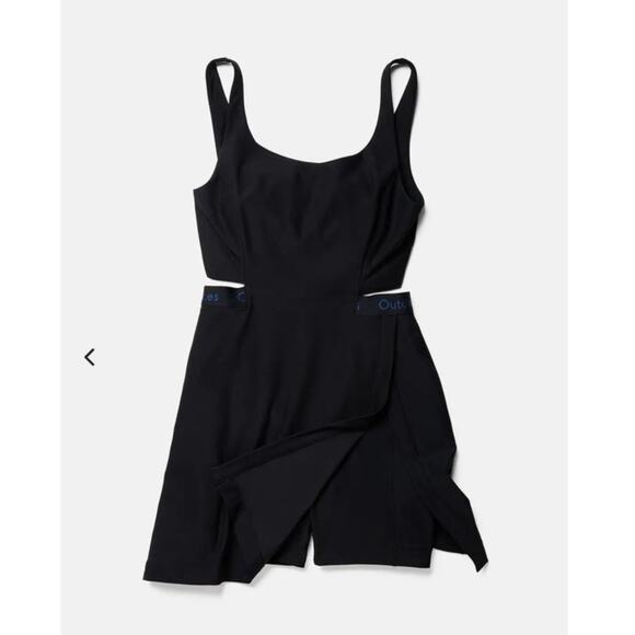 Outdoor Voices Dresses & Skirts - NWT OV Outdoor Voices Court Dress cutout back with shorts - LARGE - black -LARGE